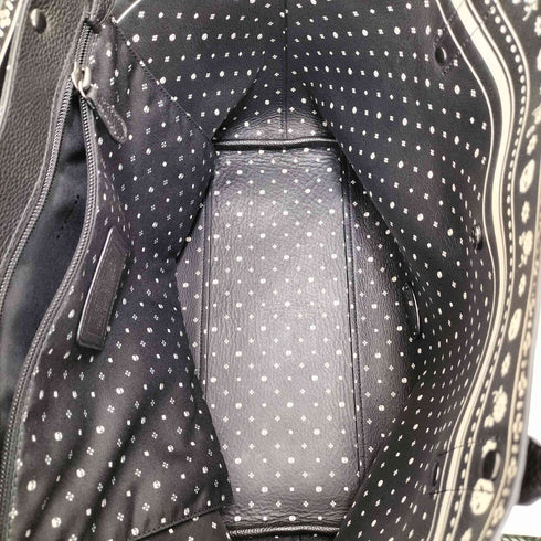 コーチ COACH プリンテッド レザー マーケット トートバッグ レディース