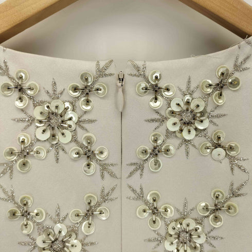 グレースコンチネンタル GRACE CONTINENTAL 5ビーズクロス刺繍ワンピース レディース 2-36