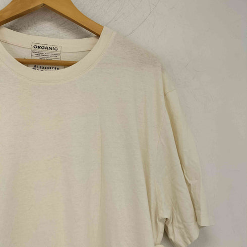 メゾンマルジェラ Maison Margiela 22SS ORGANIC オーガニックコットン クルーネック 半袖 Tシャツ メンズ import:XXL
