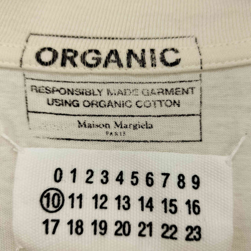メゾンマルジェラ Maison Margiela 22SS ORGANIC オーガニックコットン クルーネック 半袖 Tシャツ メンズ import:XXL