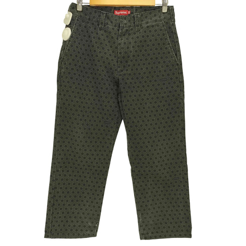 シュプリーム Supreme 19AW Work Pant Black Monogram メンズ 30inch
