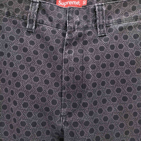 シュプリーム Supreme 19AW Work Pant Black Monogram メンズ 30inch