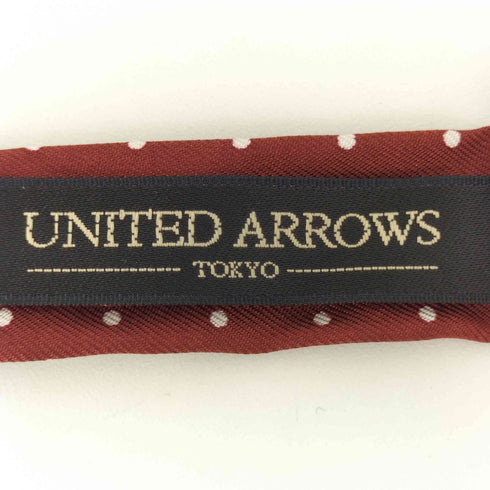 ビューティーアンドユースユナイテッドアローズ BEAUTY & YOUTH UNITED ARROWS シルク100ドット柄 蝶ネクタイ メンズ