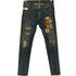 ティーエムティー TMT ワッペン ダメージ ストレッチデニム メンズ JPN:S