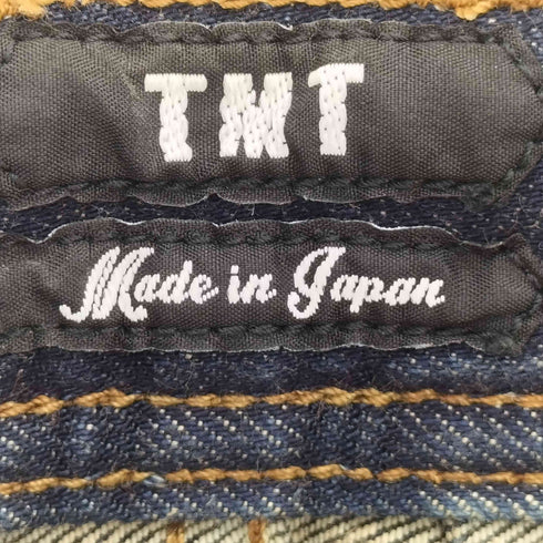 ティーエムティー TMT ワッペン ダメージ ストレッチデニム メンズ JPN:S