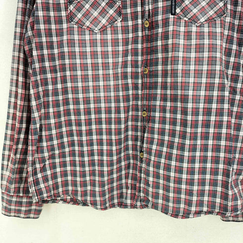 アルマーニジーンズ ARMANI JEANS ギンガムチェック 長袖シャツ メンズ import:M