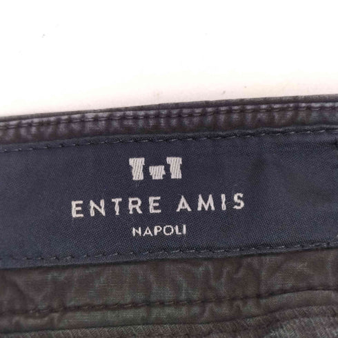 エントレアミス entre amis イタリア製 テーパードストレッチチノパンツ メンズ 32