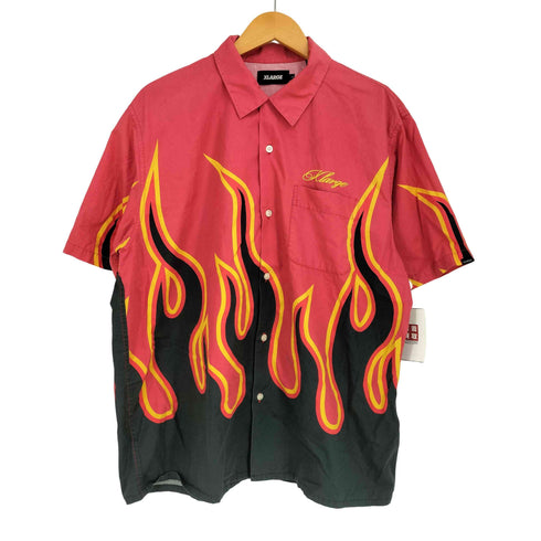 エクストララージ XLARGE FLAME S/S SHIRT フレイム 半袖シャツ メンズ import:L