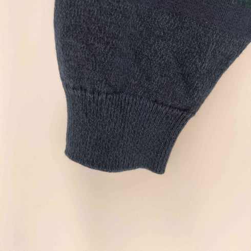 チャップス CHAPS ワンポイントロゴ刺繍 ボーダーニットセーター メンズ XL