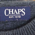 チャップス CHAPS ワンポイントロゴ刺繍 ボーダーニットセーター メンズ XL