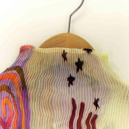 イッセイミヤケ ISSEY MIYAKE 91SS PLEATS TOP プリーツトップス レディース US:0-2