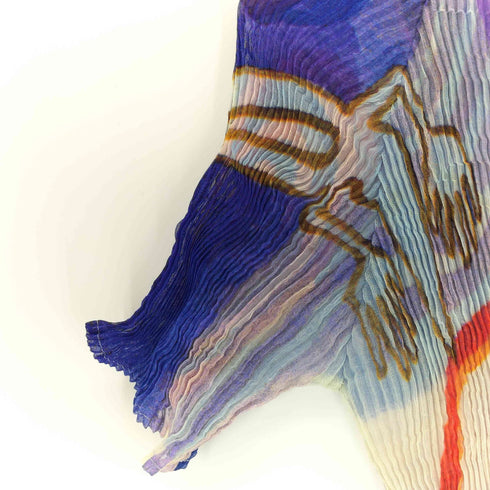 イッセイミヤケ ISSEY MIYAKE 91SS PLEATS TOP プリーツトップス レディース US:0-2