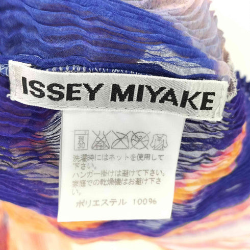 イッセイミヤケ ISSEY MIYAKE 91SS PLEATS TOP プリーツトップス レディース US:0-2