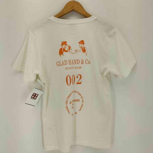 グラッドハンド GLADHAND 両面プリントクルーネックTシャツ メンズ JPN:S