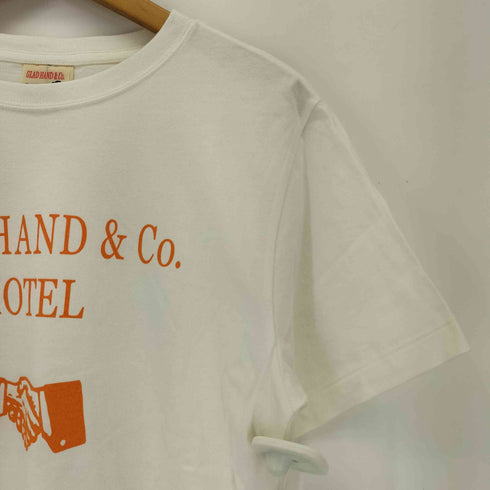 グラッドハンド GLADHAND 両面プリントクルーネックTシャツ メンズ JPN:S