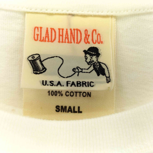 グラッドハンド GLADHAND 両面プリントクルーネックTシャツ メンズ JPN:S