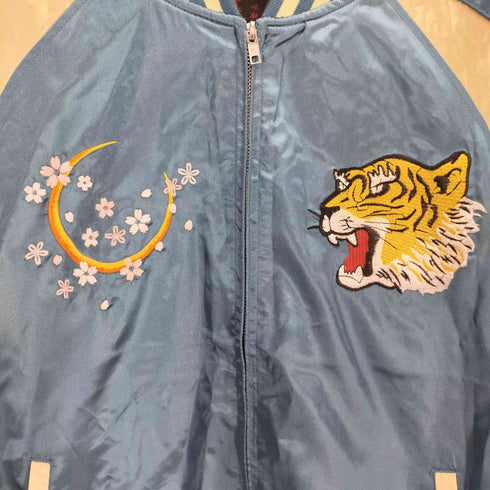 イッシンニョキョウ 一心如鏡 虎 月刺繍 スーベニアジャケット スカジャン メンズ JPN:XL