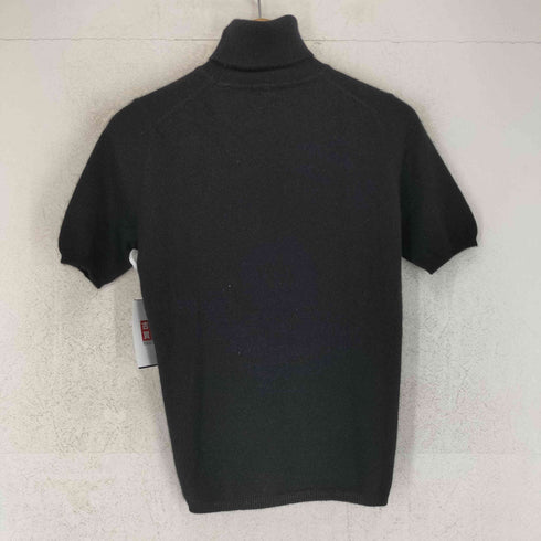ユニクロ UNIQLO カシミヤ100 CASHMERE 半袖 タートルネックニット レディース JPN:M