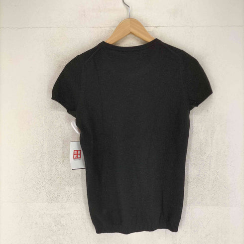 ユニクロ UNIQLO カシミヤ100 CASHMERE 半袖 ニット レディース JPN:M