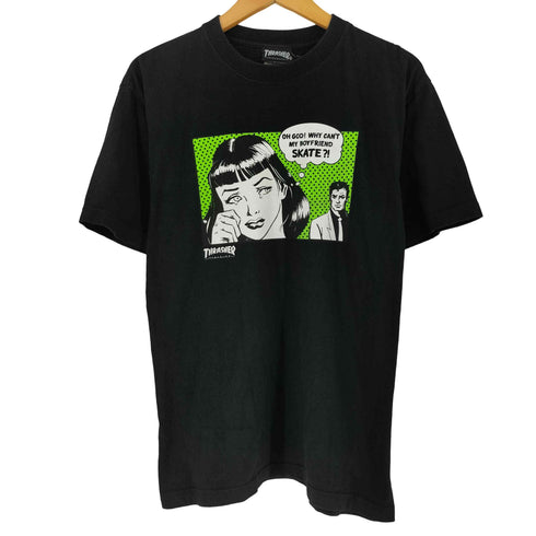スラッシャー THRASHER BOYFRIEND ボーイフレンド 半袖 プリント Tシャツ メンズ L