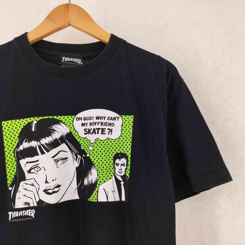 スラッシャー THRASHER BOYFRIEND ボーイフレンド 半袖 プリント Tシャツ メンズ L