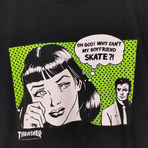 スラッシャー THRASHER BOYFRIEND ボーイフレンド 半袖 プリント Tシャツ メンズ L