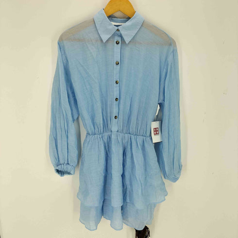 ザラ ZARA ベルトポケット付きショートワンピース レディース import:S
