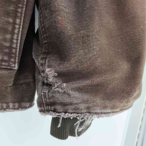 カーハート Carhartt 裏地フリース ダック地 フーデット リッジコート フェード メンズ