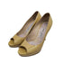ジミーチュウ JIMMY CHOO エナメル オープントゥ パンプス ピンヒール レディース JPN:36