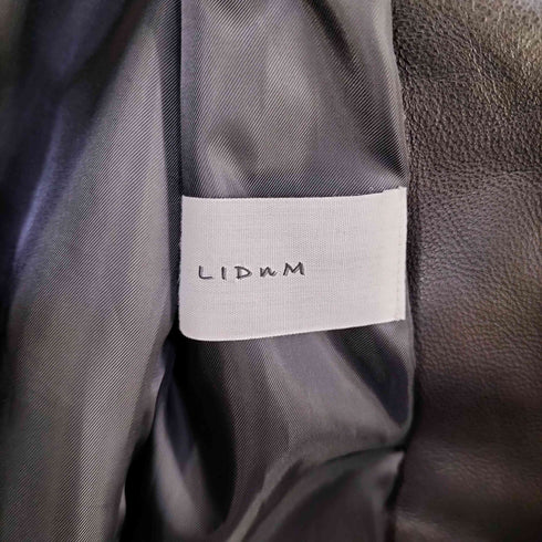 リドム LIDnM シープスキン ダブルライダース ジャケット メンズ M