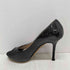 ジミーチュウ JIMMY CHOO エナメル オープントゥ パンプス ピンヒール レディース EUR:36