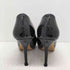 ジミーチュウ JIMMY CHOO エナメル オープントゥ パンプス ピンヒール レディース EUR:36