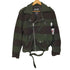 ショット Schott ウール ボーダー ダブルライダースジャケット メンズ import:M
