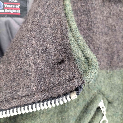 ショット Schott ウール ボーダー ダブルライダースジャケット メンズ import:M