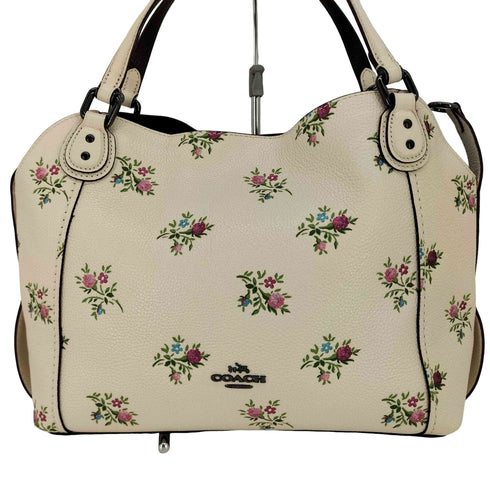 コーチ COACH イーディー 28 クロスステッチ フローラルプリント レディース