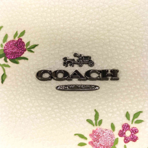 コーチ COACH イーディー 28 クロスステッチ フローラルプリント レディース