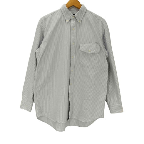 ノースフェイスパープルレーベル THE NORTH FACE PURPLE LABEL 23SS Cotton Polyester Stripe OX B.D. Shirt コットン ポリエステル ストライプ シャツ nanamica ナナミカ メンズ import:S