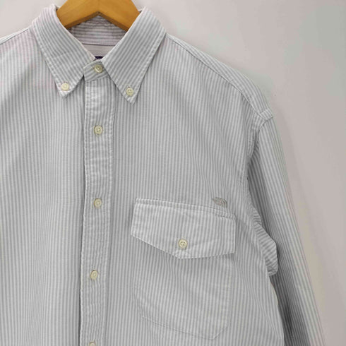 ノースフェイスパープルレーベル THE NORTH FACE PURPLE LABEL 23SS Cotton Polyester Stripe OX B.D. Shirt コットン ポリエステル ストライプ シャツ nanamica ナナミカ メンズ import:S