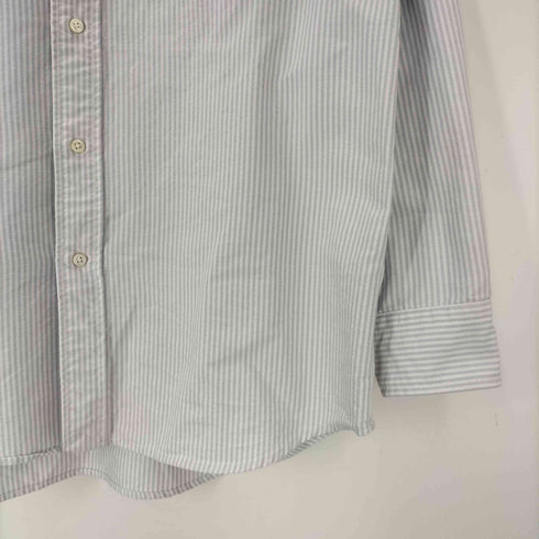 ノースフェイスパープルレーベル THE NORTH FACE PURPLE LABEL 23SS Cotton Polyester Stripe OX B.D. Shirt コットン ポリエステル ストライプ シャツ nanamica ナナミカ メンズ import:S