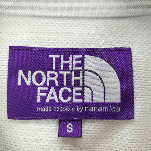 ノースフェイスパープルレーベル THE NORTH FACE PURPLE LABEL 23SS Cotton Polyester Stripe OX B.D. Shirt コットン ポリエステル ストライプ シャツ nanamica ナナミカ メンズ import:S