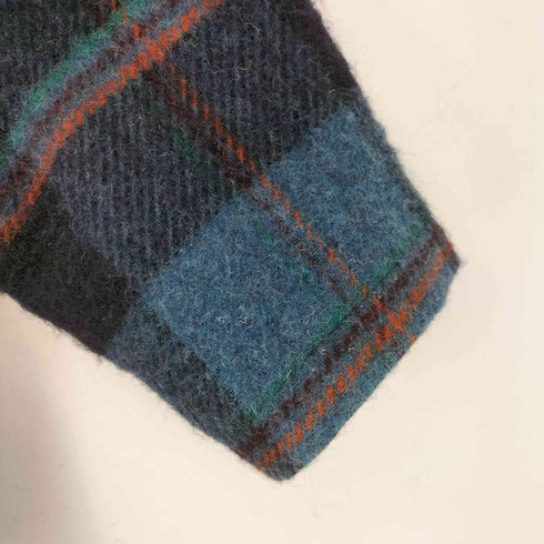 ヒューゴボス HUGO BOSS ウール100% チェック柄 ピーコート レディース