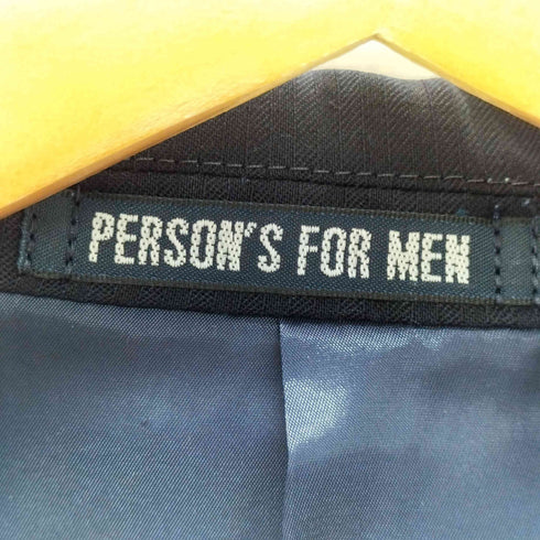 PERSON‘S FOR MEN/ウール混 ストライプ 2Bテーラードジャケット/スラックス セットアップ メンズ 92/80/170