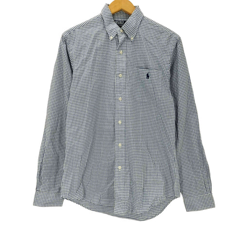 ポロバイラルフローレン Polo by RALPH LAUREN 90S CUSTOM FIT DRESS SHIRT カスタムフィット ドレスシャツ ギンガム チェック メンズ 38/15
