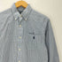 ポロバイラルフローレン Polo by RALPH LAUREN 90S CUSTOM FIT DRESS SHIRT カスタムフィット ドレスシャツ ギンガム チェック メンズ 38/15