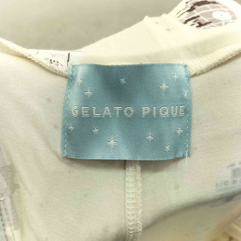 ジェラートピケ gelato pique 総柄ロングパンツ レディース ONE SIZE