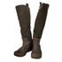 プーマ PUMA 00s Balmoral Herringbone Tweed Leather Wedge Riding Boots ライディングブーツ Y2K レディース JPN:22.5
