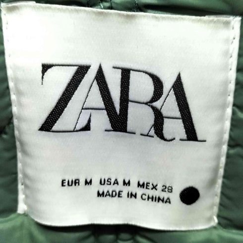 ザラ ZARA ウォーターリペレント キルティングジャケット レディース import:M