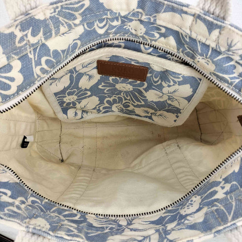 ポロラルフローレン POLO RALPH LAUREN 花柄 ビッグポニー刺繍 コットンキャンバストートバッグ レディース ONE SIZE