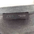 ザラ ZARA コントラストニットカーディガン レディース import:L