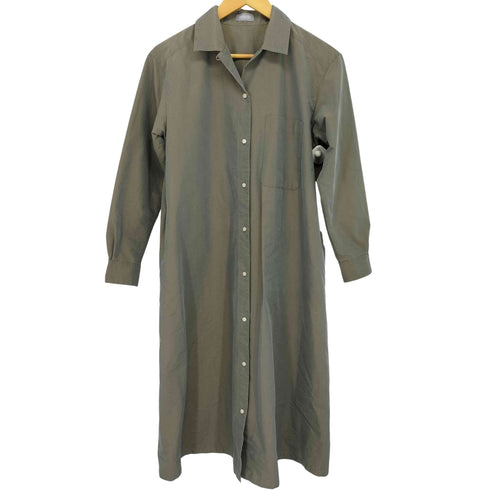 マッキントッシュフィロソフィー MACKINTOSH PHILOSOPHY オープンカラーシャツワンピース 玉虫 レディース JPN:2
